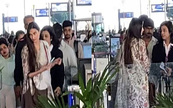 Athiya Shetty spotted at the airport; આથિયા શેટ્ટી એરપોર્ટ પર જોવા મળી; પાપારાઝીને એવોઈડ કરીને લો-પ્રોફાઈલ રહી
