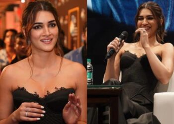 Kriti Sanon’s Look at IFFI 2024:IFFI 2024માં કૃતિ સેનનનો ક્વિલ્ટેડ કોર્સેટ અને ડ્રેપ સ્કર્ટમાં બ્યૂટિફૂલ લૂક