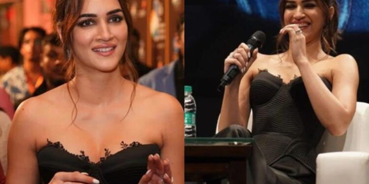 Kriti Sanon’s Look at IFFI 2024:IFFI 2024માં કૃતિ સેનનનો ક્વિલ્ટેડ કોર્સેટ અને ડ્રેપ સ્કર્ટમાં બ્યૂટિફૂલ લૂક