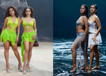 Sanya Malhotra shares a stunning pics with Sunidhi Chauhan:સાન્યા મલ્હોત્રાએ સુનિધિ ચૌહાણ સાથે અદભૂત તસવીરો શેર કરી, કોલબરેશનની અફવાઓ ફેલાવી