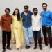 Gujarati movie Sasan's star cast met media for promotions in Ahmedabad