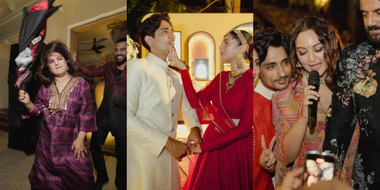 Aditi Rao Hydari and Siddharth marriage:અદિતિ રાવ હૈદરી- સિદ્ધાર્થના મેરેજ ફોટોમાં ફરાહ ખાનનો જોયફૂલ ડાન્સ અને સોનાક્ષી સિન્હાનો લેટર જોવા મળ્યો