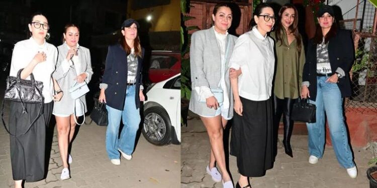 Bollywood girl gang night out at Arhaan’s new restaurant: કરીના કપૂર ખાન, કરિશ્મા કપૂર અને અમૃતા અરોરા મલાઈકા અરોરા સાથે તેની નવી રેસ્ટોરન્ટમાં આનંદથી ભરપૂર રાત્રિ માટે જોડાયા
