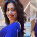 Rashmika Mandanna’s saree with Srivalli embroidery :શ્રીવલ્લી ભરતકામવાળી સાડીમાં રશ્મિકા મંદન્નાનો ક્યૂટ લૂક છવાયો