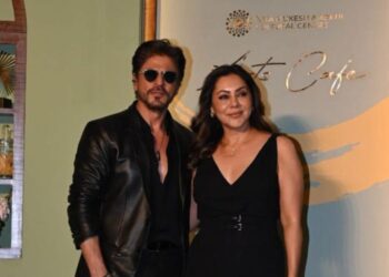 Shah Rukh Khan Stuns In An All Black Outfit At NMACC Event: શાહરૂખ ખાનની NMACC ઇવેન્ટમાં ઓલ બ્લેક આઉટફિટમાં જોરદાર એન્ટ્રી