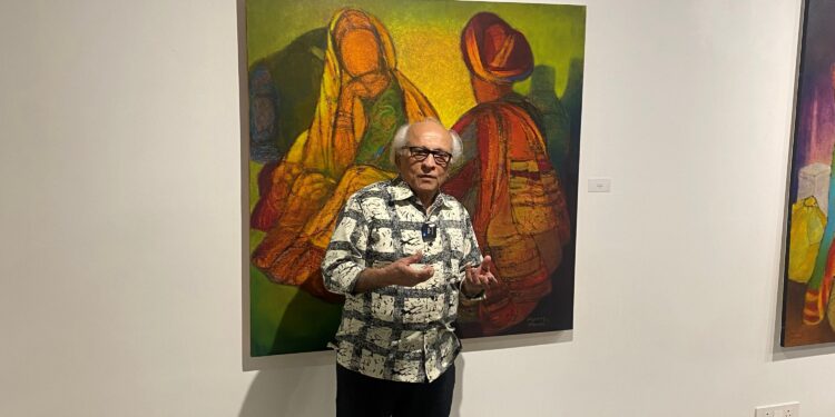 Vrindavan Solanki’s Art Show@Ahmedabad: વૃંદાવન સોલંકીની 60 વર્ષની આર્ટ સફરનું સેલિબ્રેશન એટલે લાઈન્સ ઓફ લાઈફ આર્ટ શો