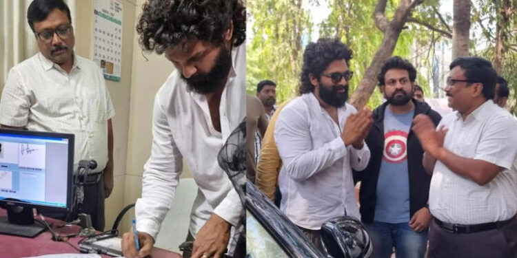 Allu Arjun arrested: સંધ્યા થિયેટરમાં મહિલા મૃત્યુ કેસમાં હૈદરાબાદ પોલીસે અલ્લુ અર્જુનની ધરપકડ કરી, આજે કોર્ટમાં લઈ જવામાં આવે તેવી શક્યતા