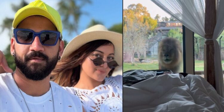 Sonakshi Sinha’s Vacation: સોનાક્ષી સિન્હાનું અનોખું અલાર્મ, સિહંની ગર્જનાથી થઇ સોનાક્ષીની સવાર…”