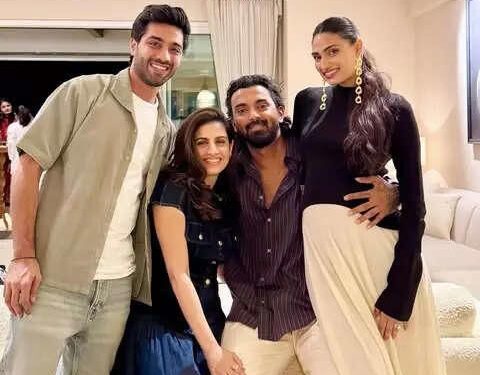 Athiya Shetty oozes pregnancy glow as she flaunts her baby bump alongside KL Rahul : આથિયા શેટ્ટીનો પ્રેગનન્સી ગ્લો, કેએલ રાહુલની સાથે તેમના બેબી બમ્પને બહાર કાઢે છે