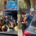 Chris Martin and Dakota Johnson,seen at Mumbai bus stop: ક્રિસ માર્ટિન અને ડાકોટા જ્હોન્સન, સુરક્ષા વિના, મુંબઈ બસ સ્ટોપ પર દેખાયા