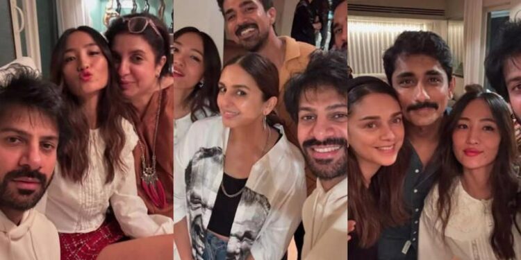 BB 18’s Karan Veer Mehra-Chum Enjoy A Fun Evening With Aditi Rao, Siddharth, Farah, Huma And Others : BB 18 ના કરણ વીર મેહરા-ચમ અદિતિ રાવ, સિદ્ધાર્થ, ફરાહ, હુમા અને અન્ય સાથે મજા માણતા ફોટો