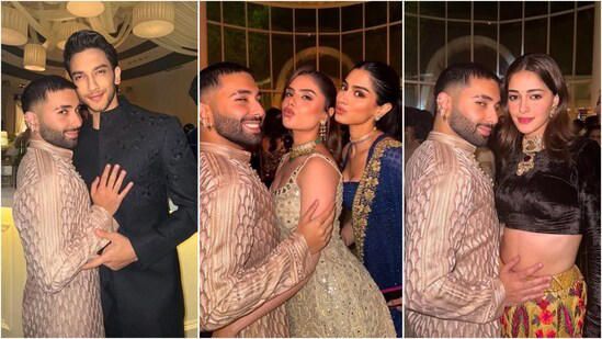 Khushi kapoor, Ananya Panday, Vedang Raina, Orry stun in glam ethnic outfits at friend’s wedding: અનન્યા પાંડે, ખુશી કપૂર, વેદાંગ રૈના, ઓરીની મિત્રના લગ્નમાં ગ્લેમરસ એન્ટ્રી,કોણે શું પહેર્યું તે જુઓ
