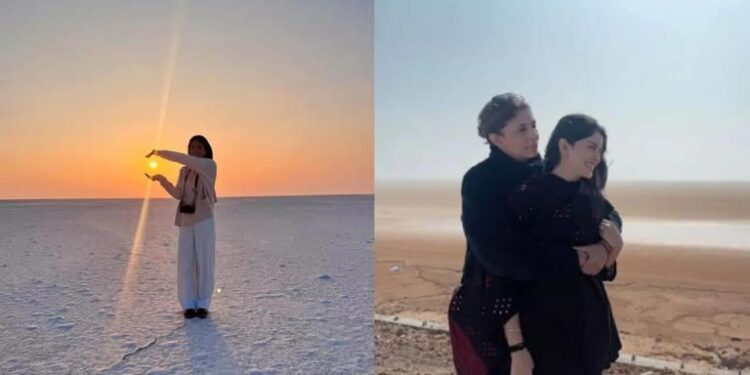 Navya Naveli Nanda shares pictures with Shweta Bachchan from their trip to the Rann of Kutch: નવ્યા નવેલી નંદાએ શ્વેતા બચ્ચન સાથે તેમની કચ્છના રણની સફરના ફોટો શેર કર્યા