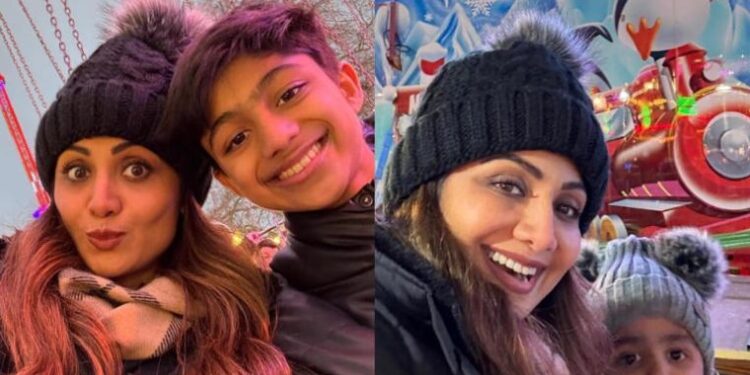 Shilpa Shetty Enjoys The Winter Wonderland In London: શિલ્પા શેટ્ટીએ લંડનમાં વિન્ટર વન્ડરલેન્ડનો આનંદ માણ્યો