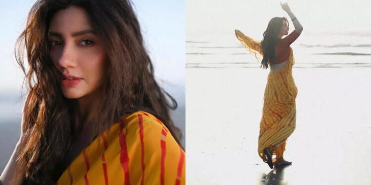 Who says you can’t wear a saree to the beach? Mahira Khan rocks the look in style: કોણ કહે છે કે તમે બીચ પર સાડી ન પહેરી શકો? માહિરાની અનોખી બીચસાઇડ સાડી શૈલી પર એક નજર