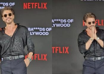 Shah Rukh Khan calls himself just a ‘bloody star’ while promoting son Aryan Khan’s directorial debut: શાહરૂખ ખાને પોતાના પુત્ર આર્યન ખાનના દિગ્દર્શિત ડેબ્યુને પ્રમોટ કરતી વખતે પોતાને લોહીયાળ એક્ટર ગણાવ્યો