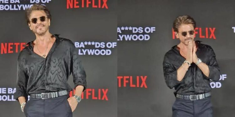 Shah Rukh Khan calls himself just a ‘bloody star’ while promoting son Aryan Khan’s directorial debut: શાહરૂખ ખાને પોતાના પુત્ર આર્યન ખાનના દિગ્દર્શિત ડેબ્યુને પ્રમોટ કરતી વખતે પોતાને લોહીયાળ એક્ટર ગણાવ્યો