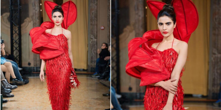 Taarak Mehta actor Deepti Sadhwani turns showstopper at Milan Fashion Week: તારક મહેતાની અભિનેત્રી દીપ્તિ સાધવાણી મિલાન ફેશન વીકમાં શોસ્ટોપર બની છે