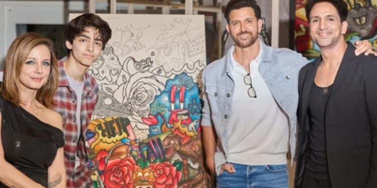 Hrithik Roshan supports ex wife Sussanne Khan at her project’s launch in Hyderabad: એક્સ વાઈફ સુઝાન ખાનના હૈદરાબાદમાં પ્રોજેક્ટ લોન્ચિંગમાં રિતિક રોશન સપોર્ટ કરે છે