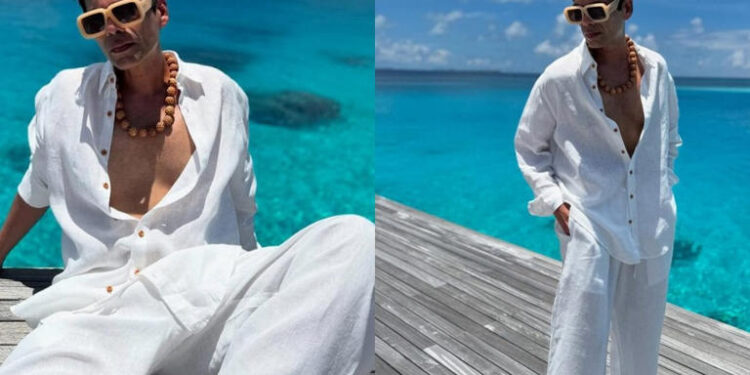 Karan Johar visits Maldives: કરણ જોહરે માલદીવની પોતાની પહેલી મુલાકાતના સ્ટાઇલિશ ફોટોઝ પોસ્ટ કર્યાઃ ‘હું અજાણ હતો’