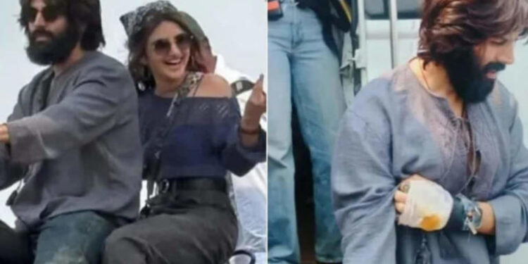 Leaked! Kartik Aaryan Rocks Biker Look With Sreeleela, Sports Injured Hand On Anurag Basu’s Film Set: લીક! કાર્તિક આર્યન શ્રીલીલા સાથે બાઈકર તરીકે રોક લુકમાં, અનુરાગ બાસુની ફિલ્મ સેટ પર ઘાયલ હાથે સ્પોર્ટસ રમે છે