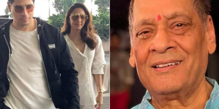 Kiara Advani-Sidharth Malhotra Arrive At Ayan Mukerji’s House To Offer Condolences After Deb Mukherjee’s Death: દેબ મુખર્જીના નિધન બાદ શોક વ્યક્ત કરવા કિયારા અડવાણી-સિદ્ધાર્થ મલ્હોત્રા અયાન મુખર્જીના ઘરે પહોંચ્યા