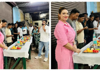 Munmun Dutta joins the crew of Taarak Mehta Ka Ooltah Chashmah for Iftari on set; see pics: મુનમુન દત્તા સેટ પર ઇફ્તારી માટે તારક મહેતા કા ઉલ્ટા ચશ્માના ક્રૂ સાથે જોડાય છે; તસવીરો જુઓ