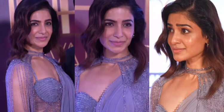 Samantha Ruth Prabhu’s pre-draped lavender saree is the saree of the week: સામંથા રૂથ પ્રભુની પ્રી-ડ્રેપ્ડ લવંડર સાડી ઓફ ધ વિક છે