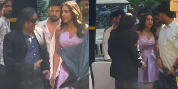 Sara Ali Khan Stuns In Short Dress As She Gets Papped In The City, Video Goes Viral : સારા અલી ખાન શોર્ટ ડ્રેસમાં જોવા મળી, વીડિયો વાયરલ