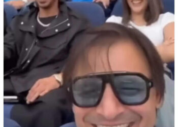 Vivek Oberoi shares video from Ind vs NZ final with Yuzvendra Chahal and RJ Mahvash: વિવેક ઓબેરોયે યુઝવેન્દ્ર ચહલ અને આરજે મહવેશ સાથે Ind vs NZ ફાઈનલનો વીડિયો શેર કર્યો