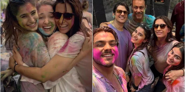 Tamannaah Bhatia and Vijay Varma avoid pictures together, Ashish Chanchlani and Rasha Thadani enjoy the festivities: તમન્નાહ ભાટિયા અને વિજય વર્મા એક સાથે ચિત્રો લેવાનું ટાળે છે, આશિષ ચંચલાની અને રાશા થડાની તહેવારોનો આનંદ માણે છે