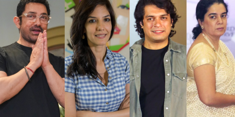 Aamir Khan Spotted At Ex Reena Dutta’s House With Girlfriend Gauri Spratt, Junaid Khan Joins Too: આમિર ખાન ગર્લફ્રેન્ડ ગૌરી સ્પ્રેટ સાથે એક્સવાઈફ રીના દત્તાના ઘરે જોવા મળ્યો, જુનૈદ ખાન પણ જોડાયો