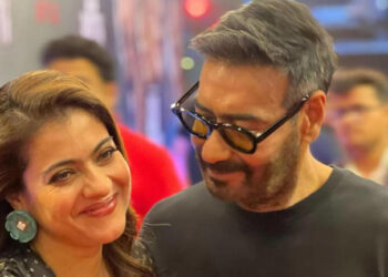 Kajol cheekily wishes Ajay Devgn a “happy birthday”, writes, “Thank u for always being older than me”: કાજોલે અજય દેવગણને જન્મદિવસની શુભકામનાઓ પાઠવી, લખ્યું, “મારા કરતા હંમેશા મોટા રહેવા બદલ આભાર