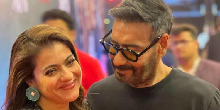 Kajol cheekily wishes Ajay Devgn a “happy birthday”, writes, “Thank u for always being older than me”: કાજોલે અજય દેવગણને જન્મદિવસની શુભકામનાઓ પાઠવી, લખ્યું, “મારા કરતા હંમેશા મોટા રહેવા બદલ આભાર