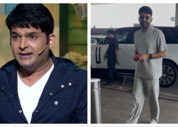 Kapil Sharma looks leaner than ever as he flaunts weight loss transformation; fans say ‘he’s inspired by Karan Johar’: કપિલ શર્મા વજન ઘટાડવાના પરિવર્તનનો આનંદ માણી રહ્યો છે અને પહેલા કરતાં વધુ પાતળો દેખાય છે; ચાહકો કહે છે કે ‘તે કરણ જોહરથી પ્રેરિત છે’