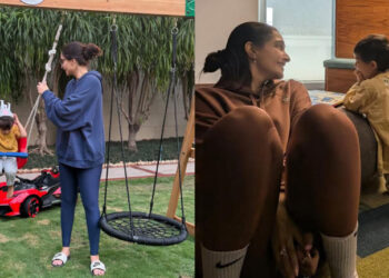 Sonam Kapoor shares adorable moments with son Vayu during week off: સોનમ કપૂરે વિકઓફ દરમિયાન પુત્ર વાયુ સાથે સુંદર ક્ષણો શેર કરે છે