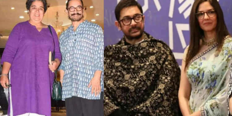 Aamir Khan Visits Ex-Wife Reena Dutta’s House With Current Girlfriend Gauri Spratt: આમિર ખાન ગર્લફ્રેન્ડ ગૌરી સ્પ્રેટ સાથે પૂર્વ પત્ની રીના દત્તાના ઘરે ગયો