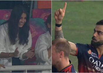 Anushka Sharma beams with pride as Virat Kohli leads RCB to IPL 2025 final, fans can’t get enough of their heartwarming moment: વિરાટ કોહલીએ RCBને IPL 2025ની ફાઇનલમાં પહોંચાડ્યું ત્યારે અનુષ્કા શર્મા ગર્વથી ચમકી, ચાહકોએ તેમના હૃદયસ્પર્શી રિએક્શનને વધાવ્યું