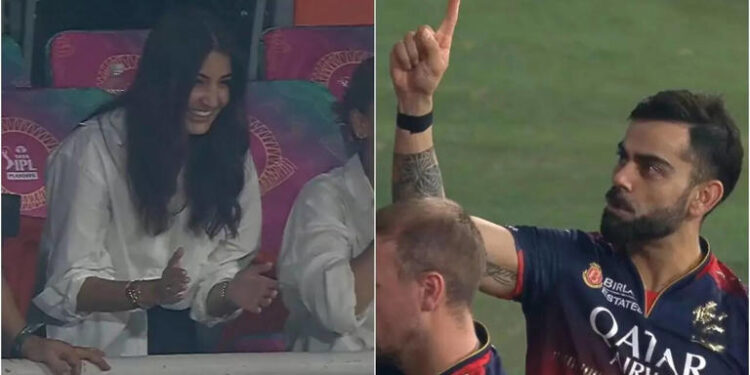 Anushka Sharma beams with pride as Virat Kohli leads RCB to IPL 2025 final, fans can’t get enough of their heartwarming moment: વિરાટ કોહલીએ RCBને IPL 2025ની ફાઇનલમાં પહોંચાડ્યું ત્યારે અનુષ્કા શર્મા ગર્વથી ચમકી, ચાહકોએ તેમના હૃદયસ્પર્શી રિએક્શનને વધાવ્યું