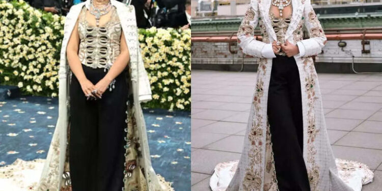 Isha Ambani’s Met Gala 2025 look took 20,000 hours to design. What makes the Anamika Khanna outfit so special?: ઈશા અંબાણીના મેટ ગાલા 2025 ના લુકને ડિઝાઇન કરવામાં 20 હજાર કલાક લાગ્યા. અનામિકા ખન્નાના આઉટફિટને આટલું ખાસ શું બનાવે છે?