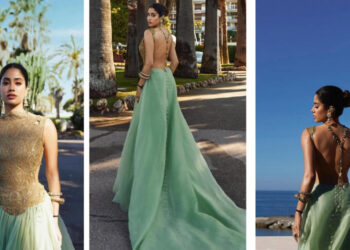 Janhvi Kapoor Brings Couture Kitsch to Cannes in Jade, Jadau And Anamika Khanna: જાહ્નવી કપૂરે કાન્સમાં કોચર ગાઉન પહેરી રેડ કાર્પેટ લૂક સાથે સૌનું ધ્યાન ખેચ્યું
