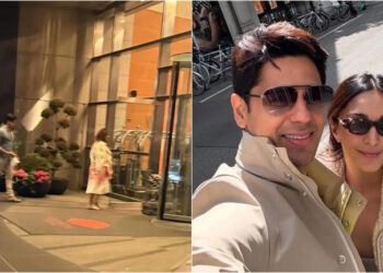 Sidharth Malhotra Pampers Mom-To-Be Kiara Advani Ahead Of Her Met Gala Debut, Holds Her Bag: સિદ્ધાર્થ મલ્હોત્રાએ મેટ ગાલા ડેબ્યૂ પહેલા મમ્મી બનનાર કિયારા અડવાણીને લાડ લડાવ્યા, વાયરલ તસવીરમાં તેની બેગ પકડી