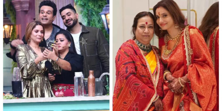 Ankita Lokhande video-calls her mother-in-law to say how much she misses her on the saas-bahu special episode: લાફ્ટર શેફ્સ 2: સાસ-બહુ સ્પેશિયલ એપિસોડમાં અંકિતા લોખંડેએ તેની સાસુને વીડિયો કોલ કરીને કહ્યું કે તે તેને કેટલી યાદ કરે છે.