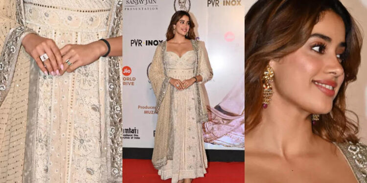 Janhvi Kapoor channels Rekha vibes in vintage glam at Umrao Jaan screening: ઉમરાવ જાન સ્ક્રિનિંગમાં જાહ્નવી કપૂર વિન્ટેજ ગ્લેમ મોડમાં બહાર આવી