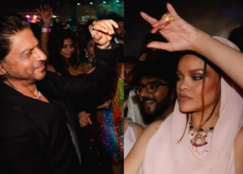 Rihanna and Shah Rukh Khan’s playful dance on ‘Chaiyya Chaiyya’ wins the internet once again: રીહાન્ના અને શાહરૂખ ખાનનો ‘છૈયા છૈયા’ પરનો રમતિયાળ ડાન્સ ફરી એકવાર ઇન્ટરનેટ જીત્યો