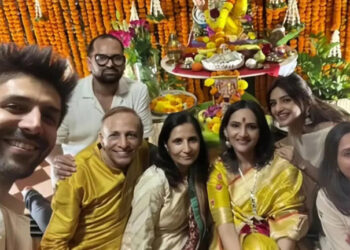 Did Kartik Aaryan Celebrate Ganeshotsav With Rumoured GF, Co-Star Sreeleela? Here’s What We Know: શું કાર્તિક આર્યને રૂમર્ડ ગર્લફ્રેન્ડ, કો-સ્ટાર શ્રીલીલા સાથે ગણેશોત્સવ ઉજવ્યો? અહીં આપણે શું જાણીએ છીએ