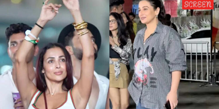 Fan throws phone at Enrique Iglesias during Mumbai concert; Malaika Arora dances like no one’s watching while Vidya Balan poses with fans: એનરિકની મુંબઈ કોન્સર્ટઃ મલાઈકા અરોરા ડાન્સમાં મગન થઈ તો વિદ્યા બાલને ચાહકો સાથે પોઝ આપ્યો,એક ચાહકે ફોન ફેંક્યો