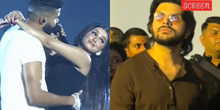 Tara Sutaria hugged AP Dhillon on stage; the internet decided boyfriend Veer Pahariya was jealous. He wasn’t: તારા સુતારિયાએ સ્ટેજ પર એપી ધિલ્લોનને ગળે લગાવ્યો; ઇન્ટરનેટે નક્કી કર્યું કે બોયફ્રેન્ડ વીર પહારિયા ઈર્ષ્યા કરતો હતો, જો કે તે ઈર્ષ્યા કરતો ન હતો
