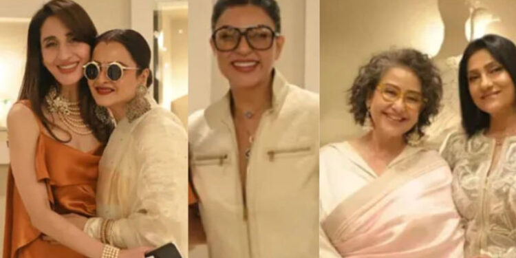 Rekha, Sushmita Sen, Manisha Koirala at Farah Khan Ali’s starry store launch: ફરાહ ખાન અલીના સ્ટારી સ્ટોરના લોન્ચ પ્રસંગે રેખા, સુષ્મિતા સેન, મનીષા કોઈરાલાની હાજરી