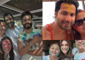 Bollywood’s colourful Holi: Stars flood social media with festive Pics: બોલિવૂડની કલરફૂલ હોળી: સ્ટાર્સે સોશિયલ મીડિયા પર ફેસ્ટિવલના ફોટો તસવીરો ફેલાવી